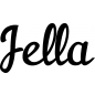 Preview: Jella - Schriftzug aus Birke-Sperrholz
