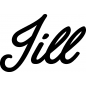 Preview: Jill - Schriftzug aus Birke-Sperrholz