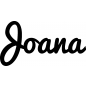 Preview: Joana - Schriftzug aus Birke-Sperrholz
