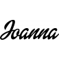 Preview: Joanna - Schriftzug aus Birke-Sperrholz