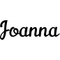 Preview: Joanna - Schriftzug aus Birke-Sperrholz
