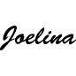Preview: Joelina - Schriftzug aus Birke-Sperrholz