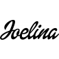 Preview: Joelina - Schriftzug aus Birke-Sperrholz