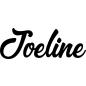 Preview: Joeline - Schriftzug aus Birke-Sperrholz