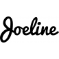 Preview: Joeline - Schriftzug aus Birke-Sperrholz