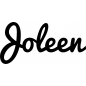Preview: Joleen - Schriftzug aus Birke-Sperrholz