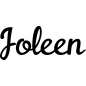 Preview: Joleen - Schriftzug aus Birke-Sperrholz