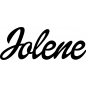 Preview: Jolene - Schriftzug aus Birke-Sperrholz