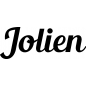 Preview: Jolien - Schriftzug aus Birke-Sperrholz