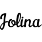 Preview: Jolina - Schriftzug aus Birke-Sperrholz