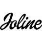 Preview: Joline - Schriftzug aus Birke-Sperrholz