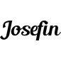 Preview: Josefin - Schriftzug aus Birke-Sperrholz
