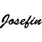 Preview: Josefin - Schriftzug aus Birke-Sperrholz