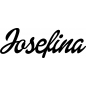 Preview: Josefina - Schriftzug aus Birke-Sperrholz