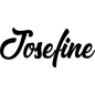 Preview: Josefine - Schriftzug aus Birke-Sperrholz