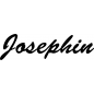 Preview: Josephin - Schriftzug aus Birke-Sperrholz