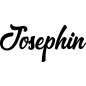 Preview: Josephin - Schriftzug aus Birke-Sperrholz