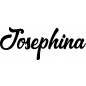 Preview: Josephina - Schriftzug aus Birke-Sperrholz