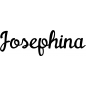 Preview: Josephina - Schriftzug aus Birke-Sperrholz