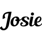 Preview: Josie - Schriftzug aus Birke-Sperrholz