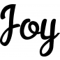 Preview: Joy - Schriftzug aus Birke-Sperrholz
