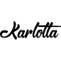 Preview: Karlotta - Schriftzug aus Birke-Sperrholz