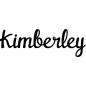 Preview: Kimberley - Schriftzug aus Birke-Sperrholz
