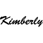 Preview: Kimberly - Schriftzug aus Birke-Sperrholz