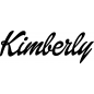 Preview: Kimberly - Schriftzug aus Birke-Sperrholz