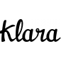 Preview: Klara - Schriftzug aus Birke-Sperrholz