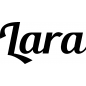 Preview: Lara - Schriftzug aus Birke-Sperrholz