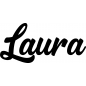 Preview: Laura - Schriftzug aus Birke-Sperrholz