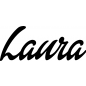 Preview: Laura - Schriftzug aus Birke-Sperrholz
