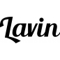 Preview: Lavin - Schriftzug aus Birke-Sperrholz