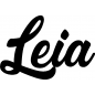 Preview: Leia - Schriftzug aus Birke-Sperrholz