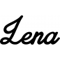 Preview: Lena - Schriftzug aus Birke-Sperrholz