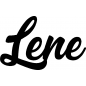 Preview: Lene - Schriftzug aus Birke-Sperrholz