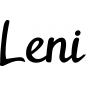 Preview: Leni - Schriftzug aus Birke-Sperrholz