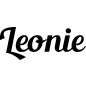 Preview: Leonie - Schriftzug aus Birke-Sperrholz