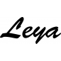 Preview: Leya - Schriftzug aus Birke-Sperrholz