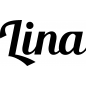 Mobile Preview: Lina - Schriftzug aus Birke-Sperrholz