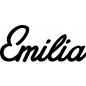 Preview: Emilia - Schriftzug aus Buchenholz