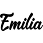 Preview: Emilia - Schriftzug aus Buchenholz