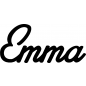 Mobile Preview: Emma - Schriftzug aus Buchenholz