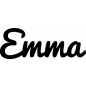 Mobile Preview: Emma - Schriftzug aus Buchenholz