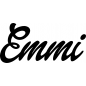 Preview: Emmi - Schriftzug aus Buchenholz