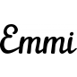 Preview: Emmi - Schriftzug aus Buchenholz
