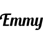 Preview: Emmy - Schriftzug aus Buchenholz