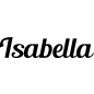 Preview: Isabella - Schriftzug aus Buchenholz