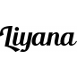 Preview: Liyana - Schriftzug aus Buchenholz
